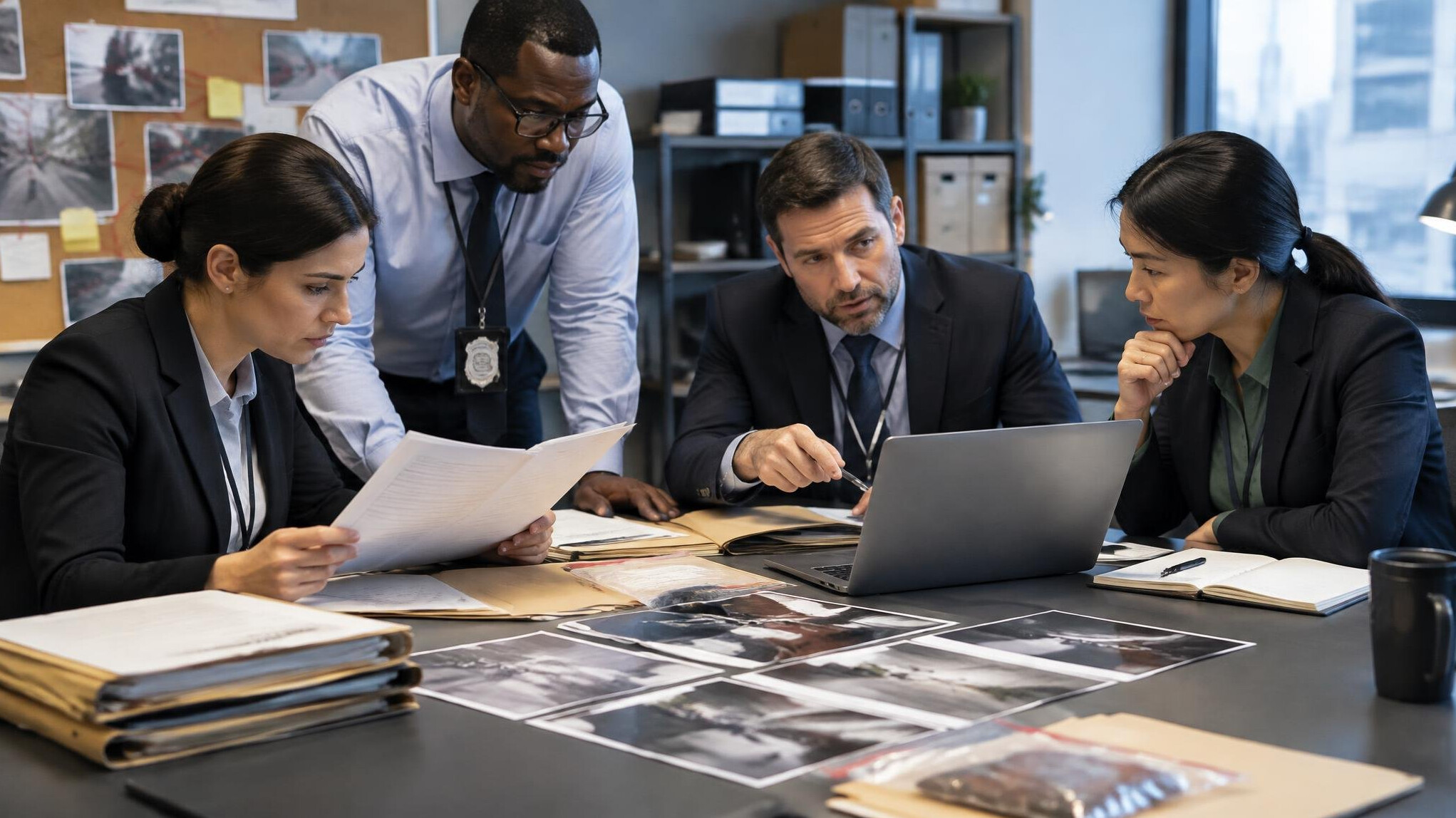 investigators in office