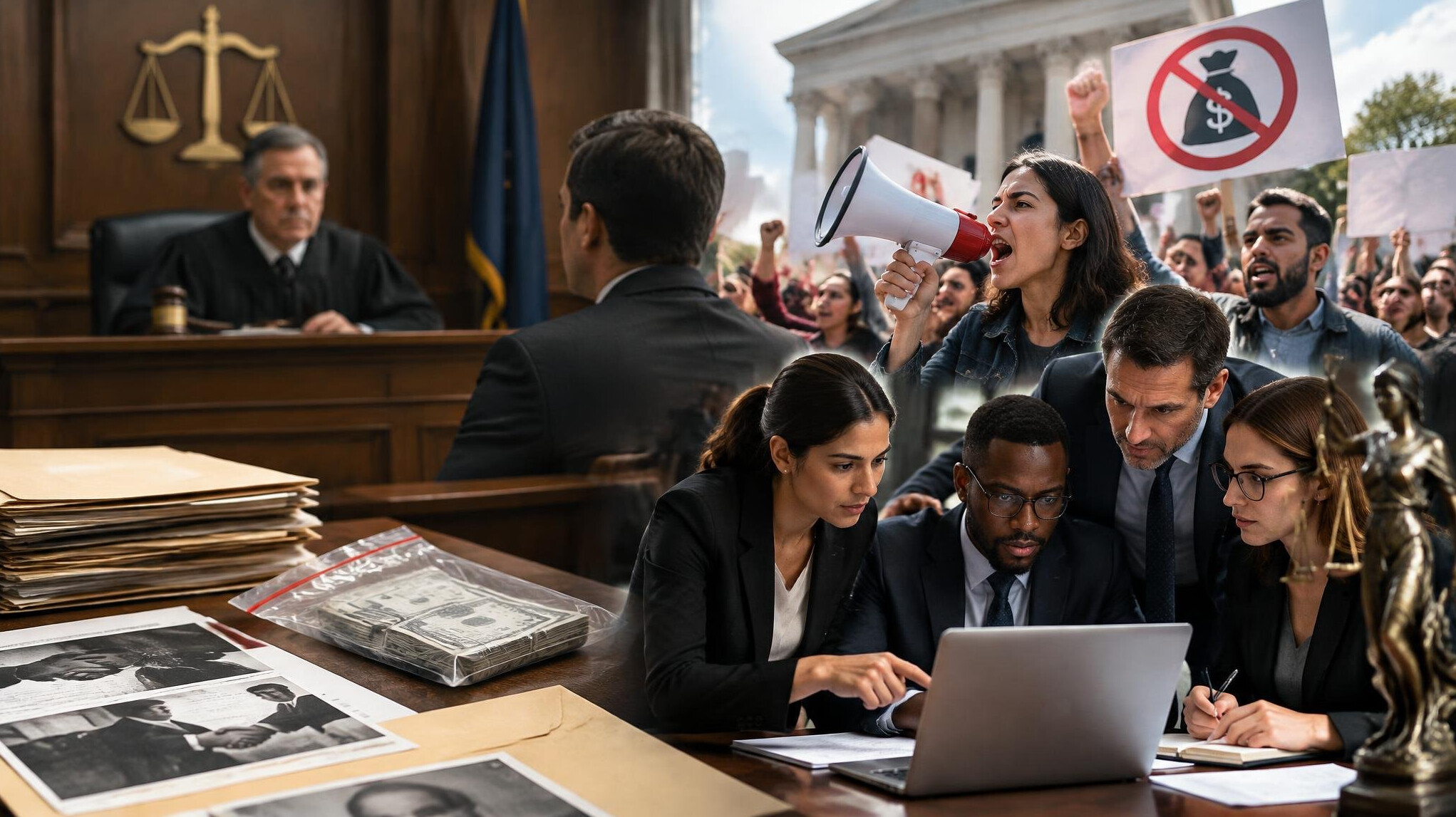 courtroom fraud case